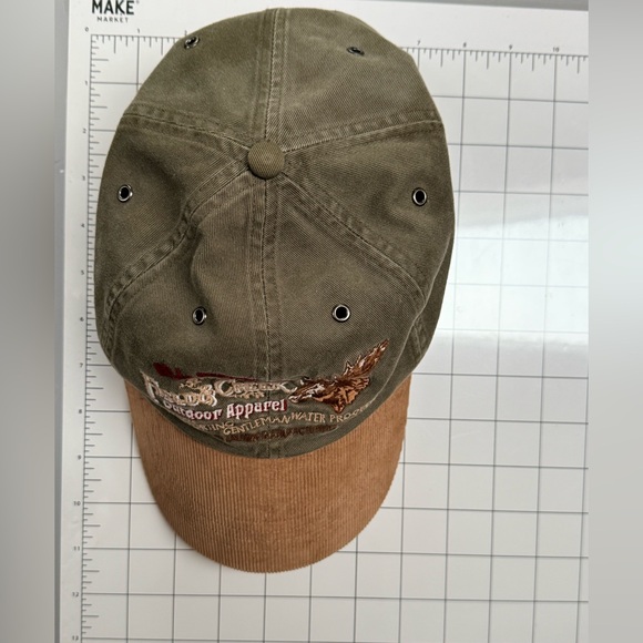 Ralph Lauren Polo Field & Stream Olive and Tan Outdoor Vintage Cap - Picture 2 of 5
